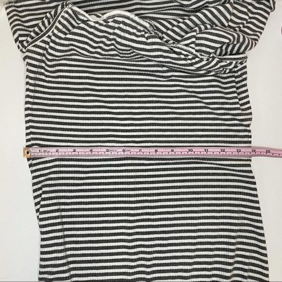 Goodnight Macaroon Striped Off The Shoulder Barbiecore Pin Up Style Dress S - Picture 11 of 14